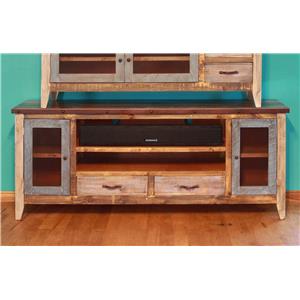 Solid Pine 76" TV Stand